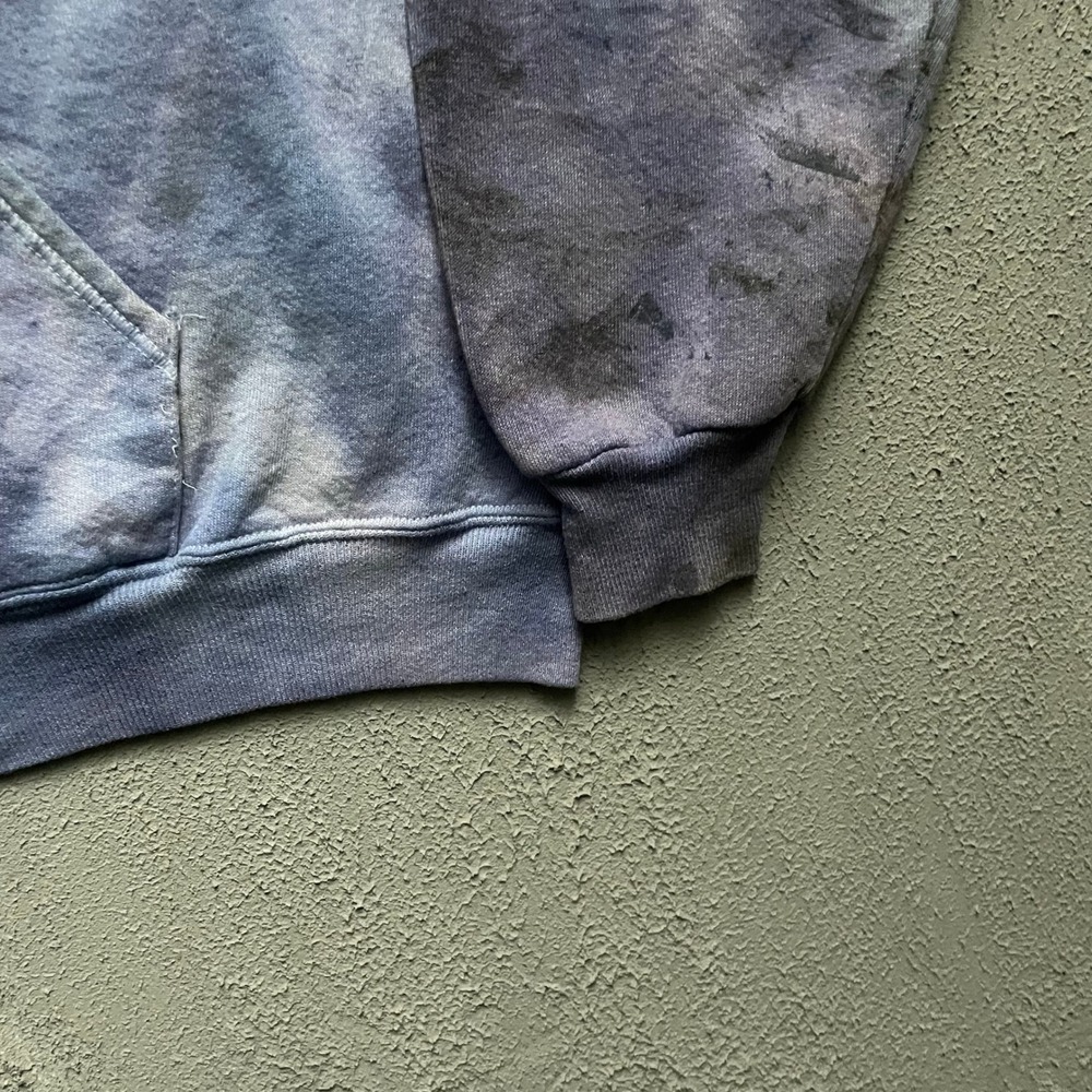 Vintage Bedford Wrestling Hoodie Mens XL Purple 1990s Tie Dye - Picture 5 of 14